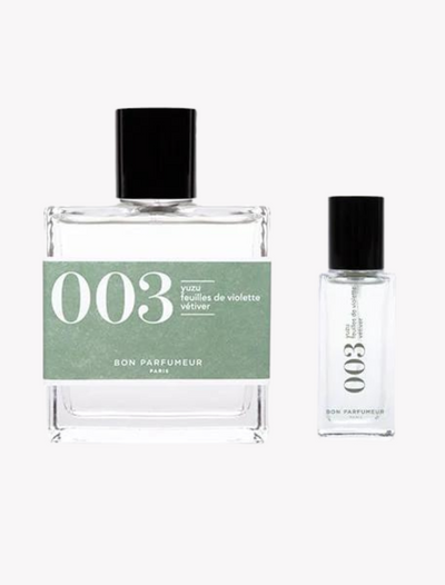 bon parfumeur • 003 • yuzu, violet leaves and vetiver