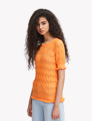 ichi • paisley • strukturiertes t-shirt