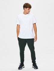 selected homme • relax colman • basic t-shirt mit breiterem kragen