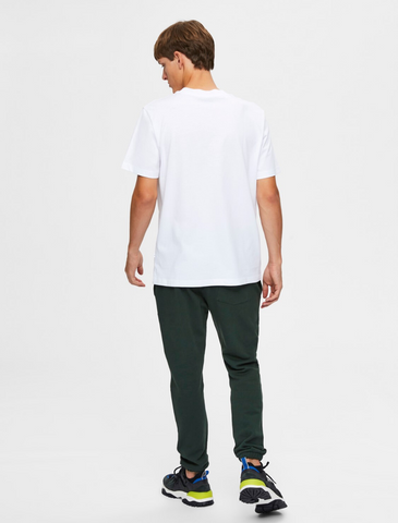 selected homme • relax colman • basic t-shirt mit breiterem kragen