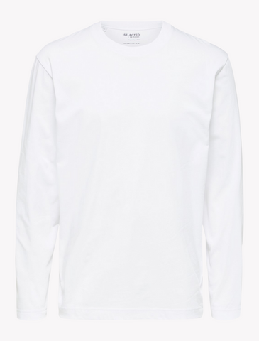 selected homme • relax colman • basic longsleeve aus organic cotton