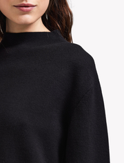 selected femme • merle • weicher pullover mit kleinem stehkragen