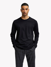 selected homme • relax colman • basic longsleeve aus organic cotton