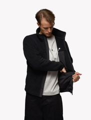 pinqponq • fleece jacket men • peat black