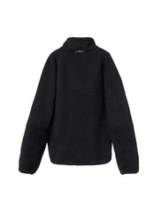 pinqponq • fleece jacket men • peat black