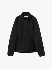 Fleece Jacket Men - Peat Black